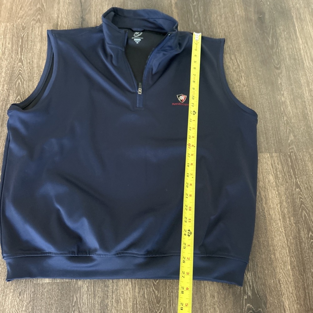 Zero Restriction Renaissance Club Scotland 1/4 Zip Vest Men's XL Golf MINT - Picture 4 of 6